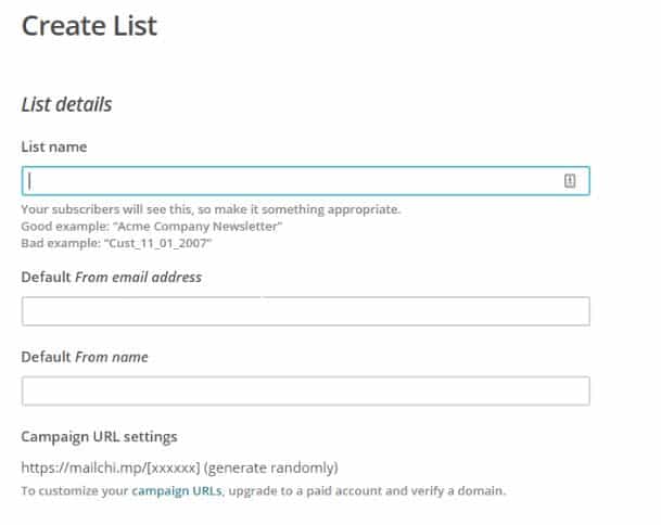 Mailchimp Landing Page 4A