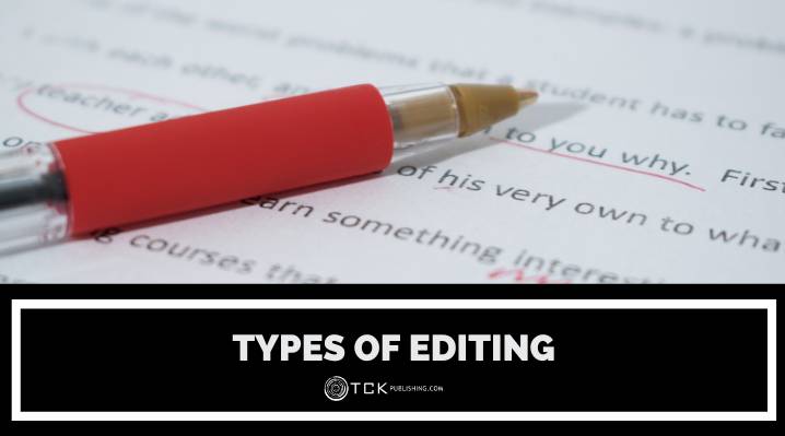 Types of Editing Header Image
