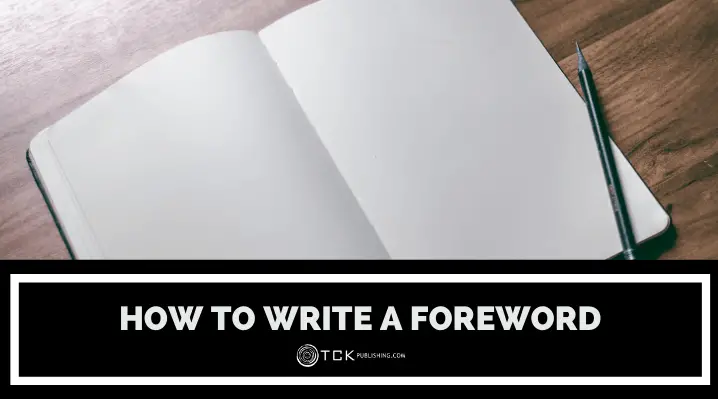 how to write a foreword header image