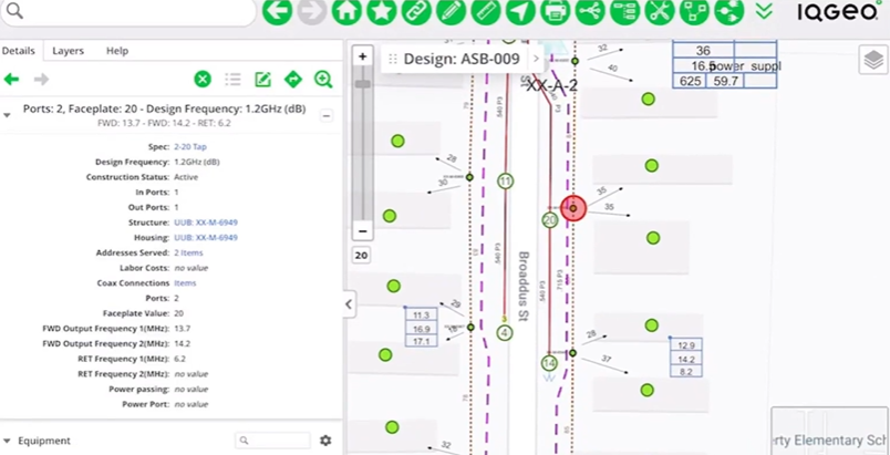 Capture as-builts with Network Manager Telecom
