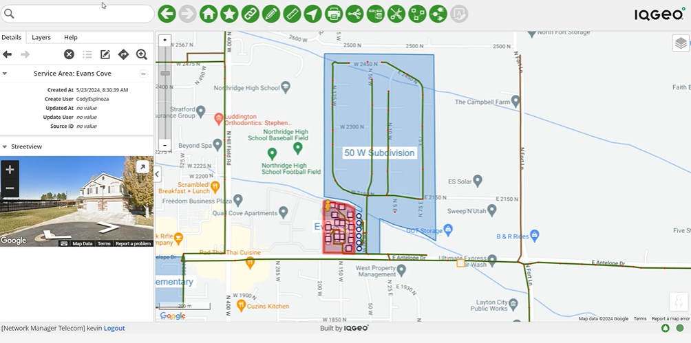 Fiber distance reporting