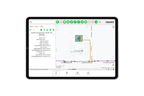 IQGeo geospatial task automation software