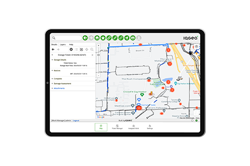 IQGeo geospatial task automation software