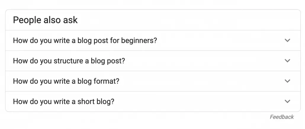 Google people also ask image