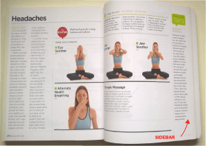 sidebar in book layout + image